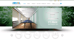 Desktop Screenshot of nexol-lighting.com